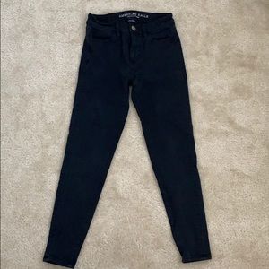 American Eagle Hi-Rise Black Jegging Super Stretch